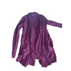 Barefoot Dreams Style 903 cozy chic lite island wrap burgundy cardigan (B11) XXS